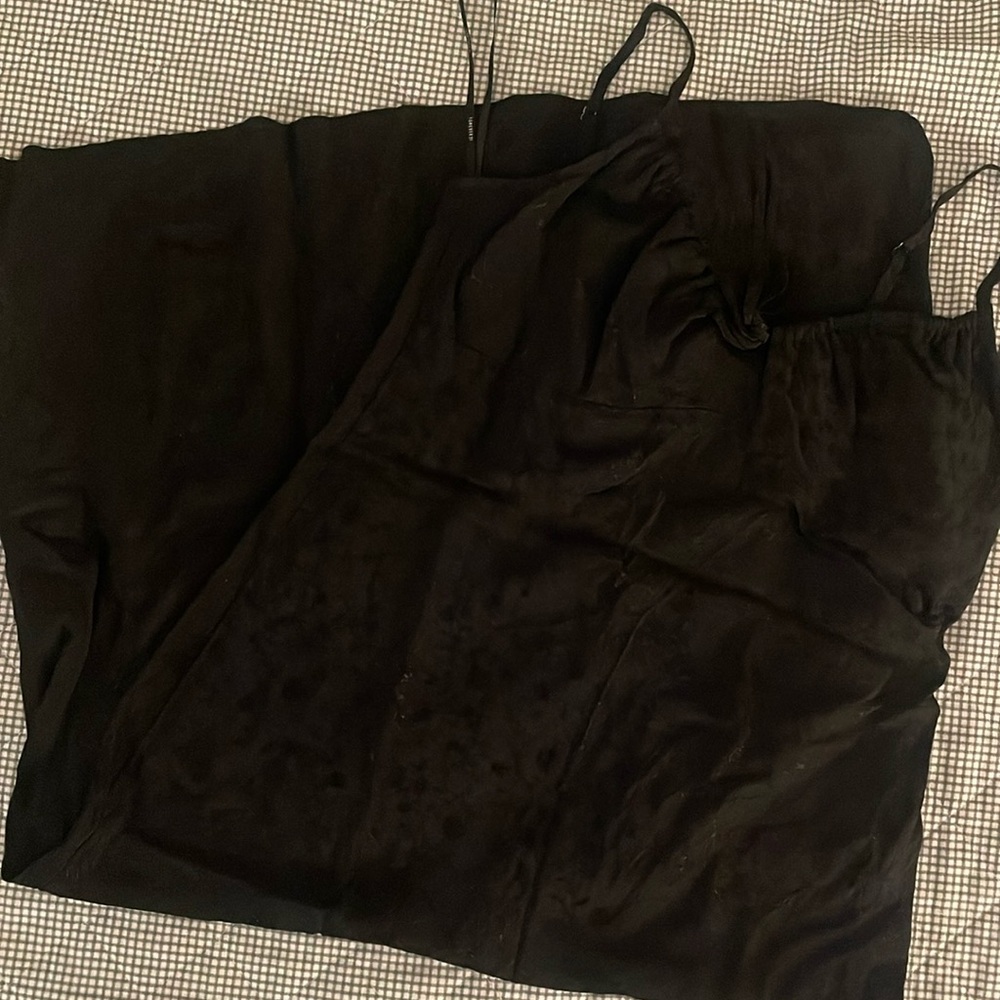 Black maxi dress